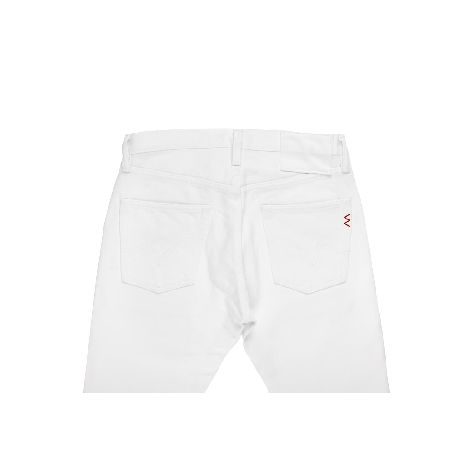 Iron Heart IH-555S-WH 21oz Super Slim Jean White