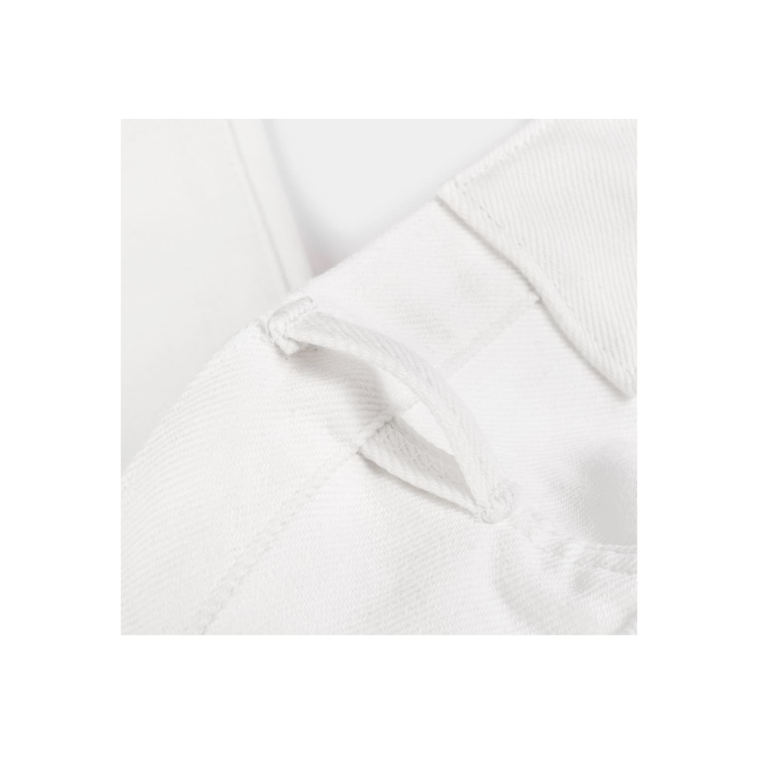 Iron Heart IH-555S-WH 21oz Super Slim Jean White
