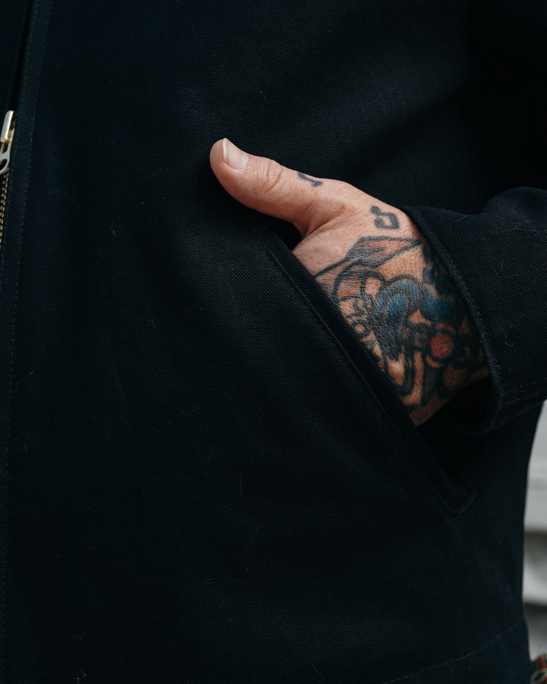 Snake Oil Provisions x Golden Bear Figueroa Canvas Work Jacket Black PRE-ORDER DEPOSIT