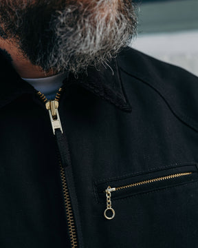 Snake Oil Provisions x Golden Bear Figueroa Canvas Work Jacket Black PRE-ORDER DEPOSIT