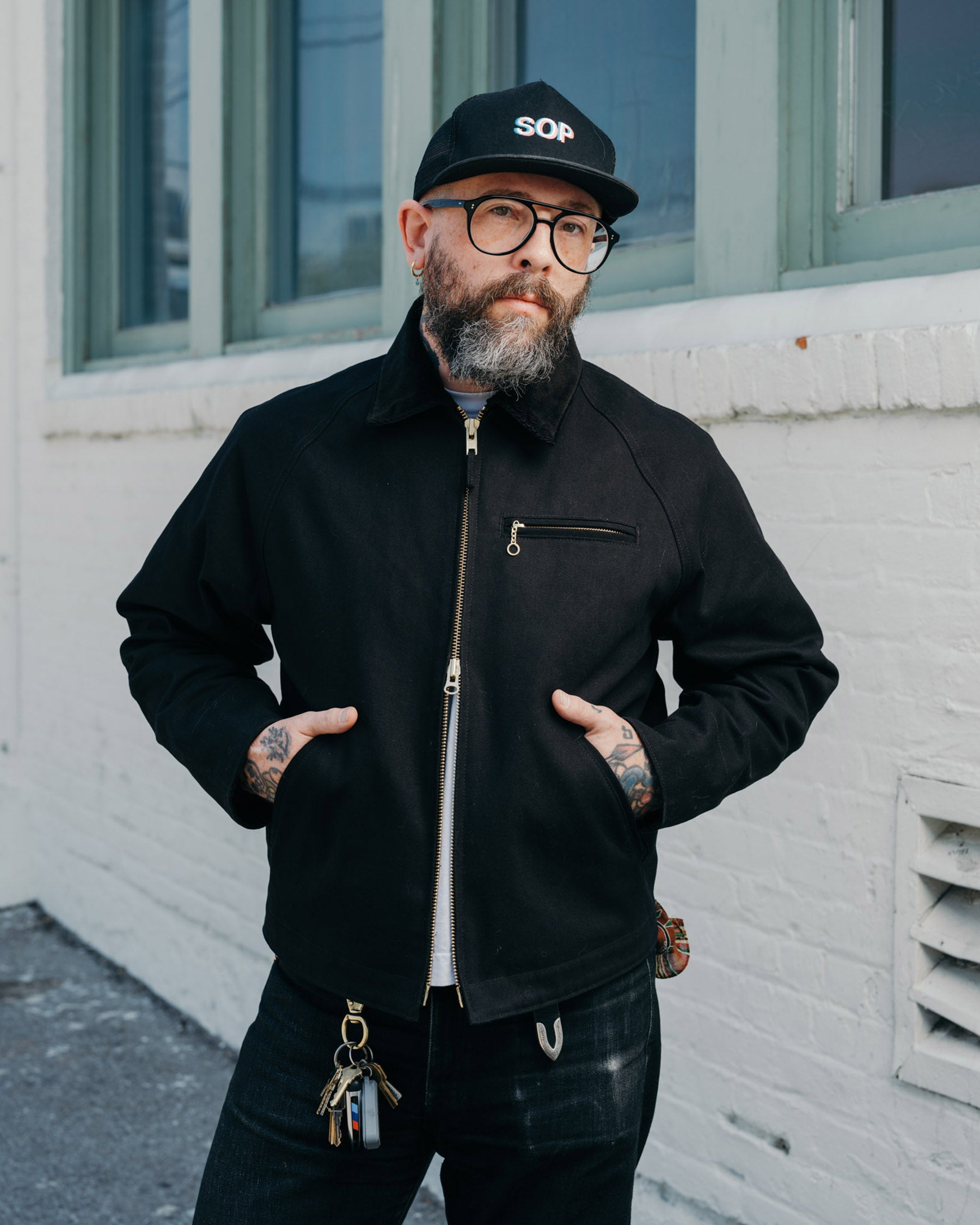 Snake Oil Provisions x Golden Bear Figueroa Canvas Work Jacket Black PRE-ORDER DEPOSIT