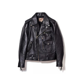 Y'2 Leather ITR-55 Iron Tanned Horse D-Pocket Double Breasted Riders B
