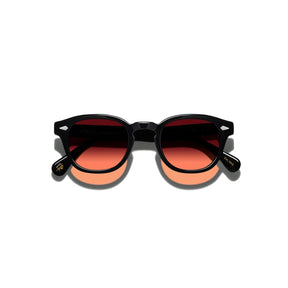 MOSCOT Lemtosh Black with Custom Made Tints Cabernet