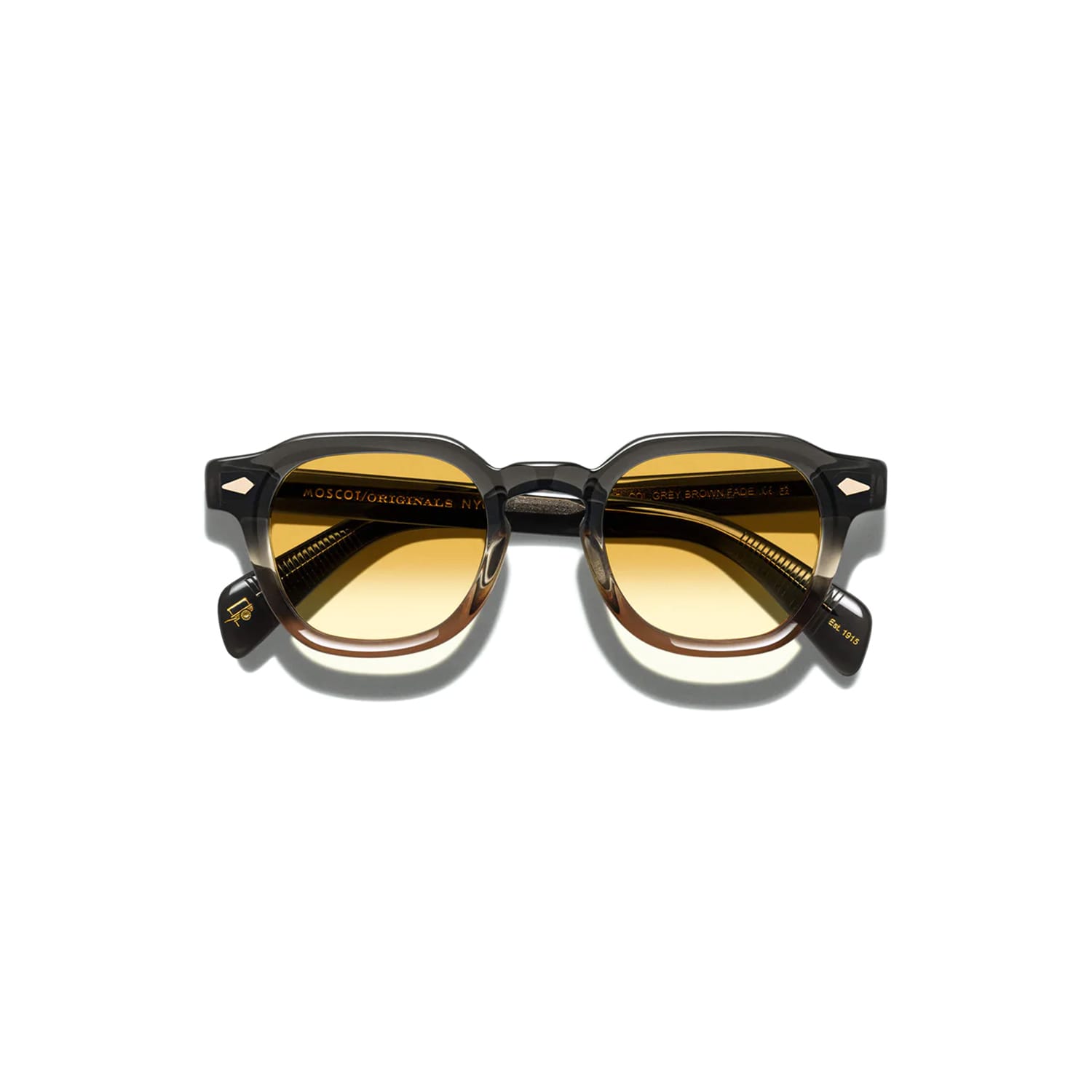 MOSCOT Dolt Sun Grey Brown Fade