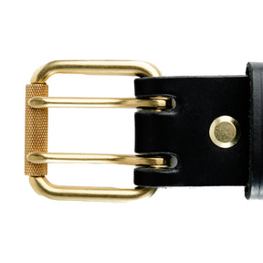 The Black Acre Scoundrel Dual Prong Belt Black
