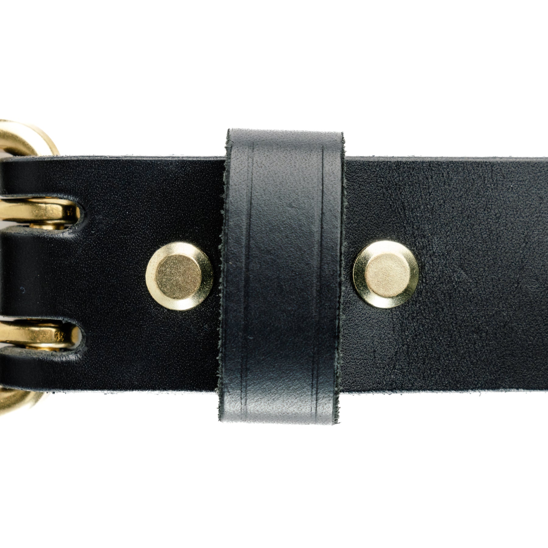 The Black Acre Scoundrel Dual Prong Belt Black