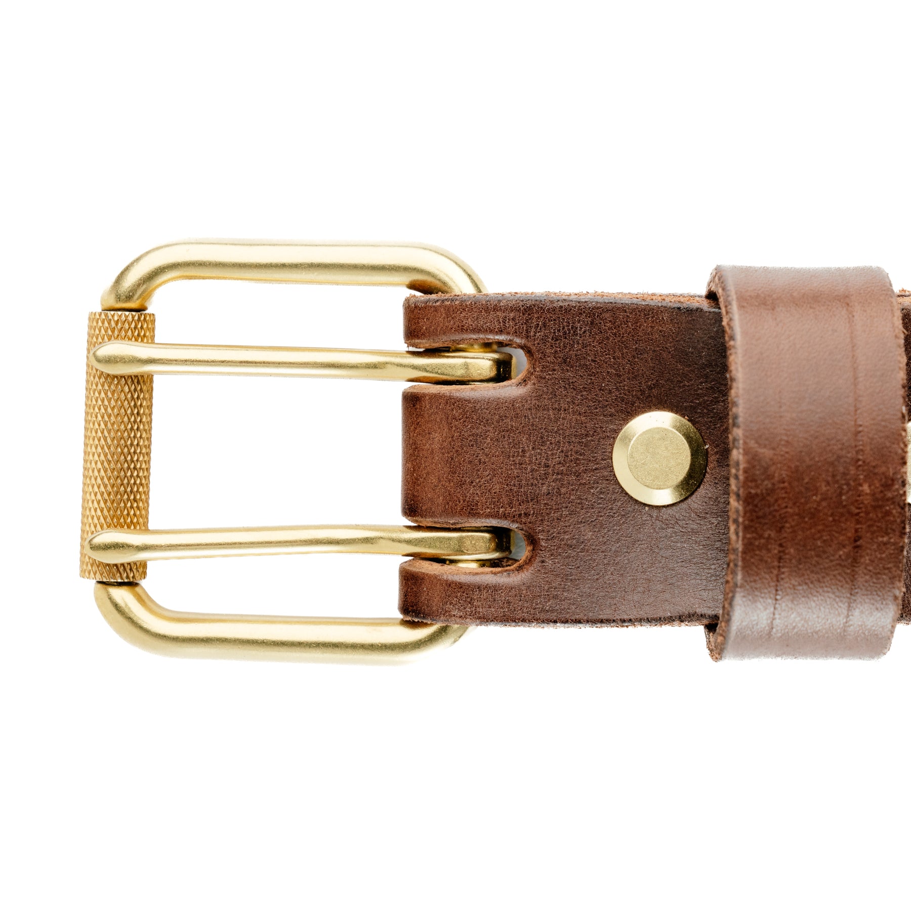 The Black Acre Scoundrel Dual Prong Belt Brown