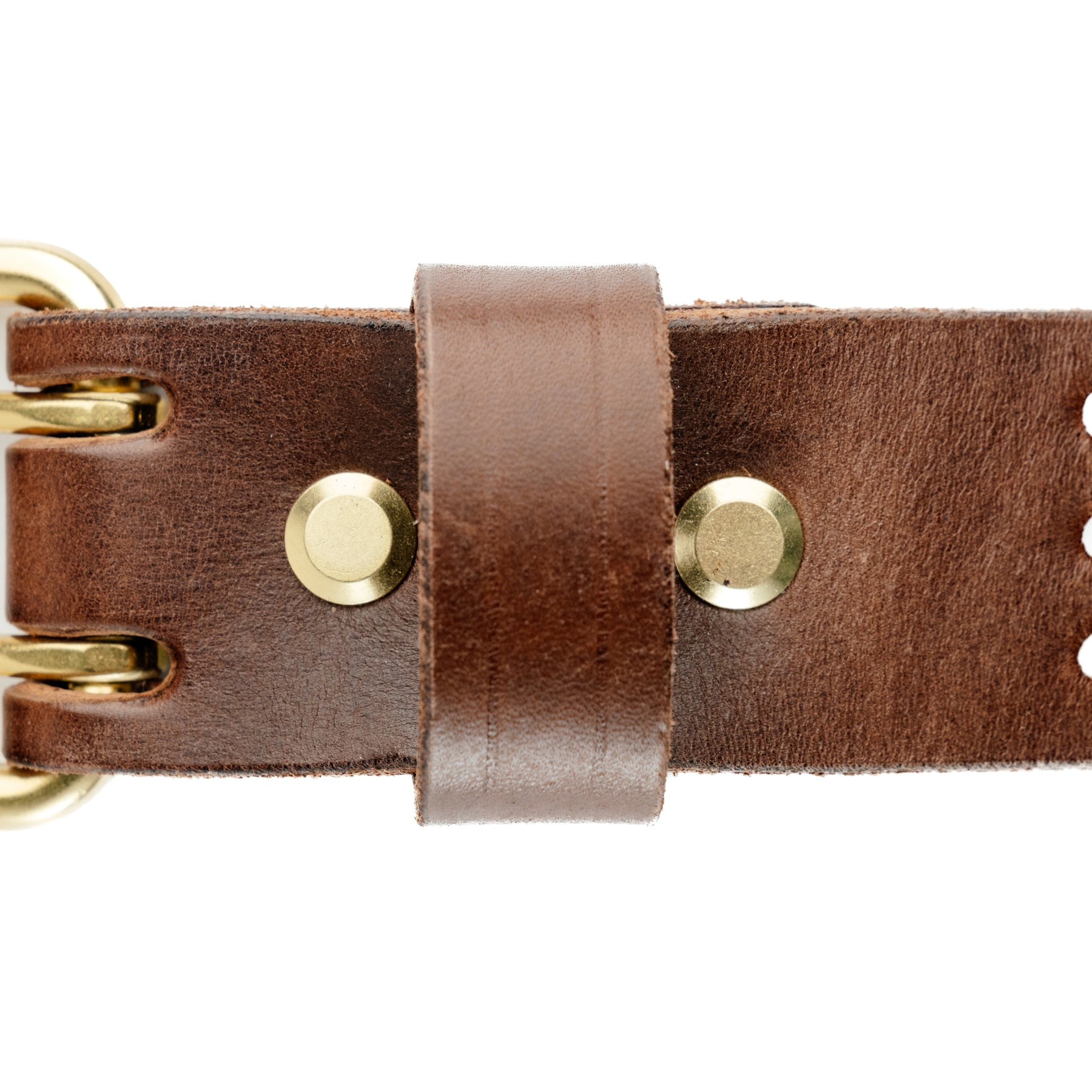 The Black Acre Scoundrel Dual Prong Belt Brown