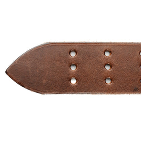 The Black Acre Scoundrel Dual Prong Belt Brown