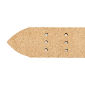 The Black Acre x Snake Oil Provisions Scoundrel Dual Prong Belt Sand Suede