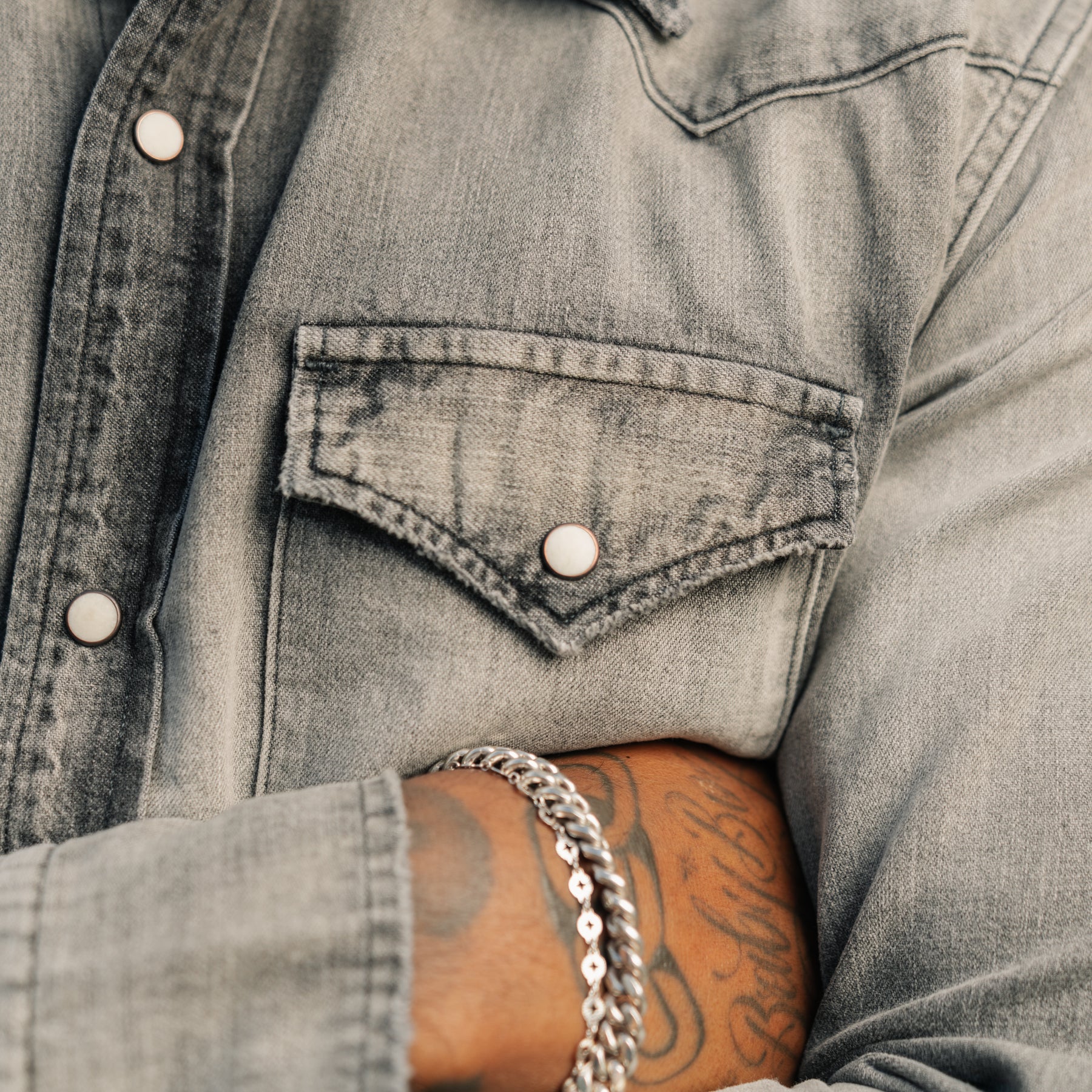 Full Count 4894HW Denim Western Shirt Hand Wash "Looks That Kill" Black