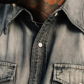 Full Count 4894HW Denim Western Shirt Hand Wash "Looks That Kill" Black