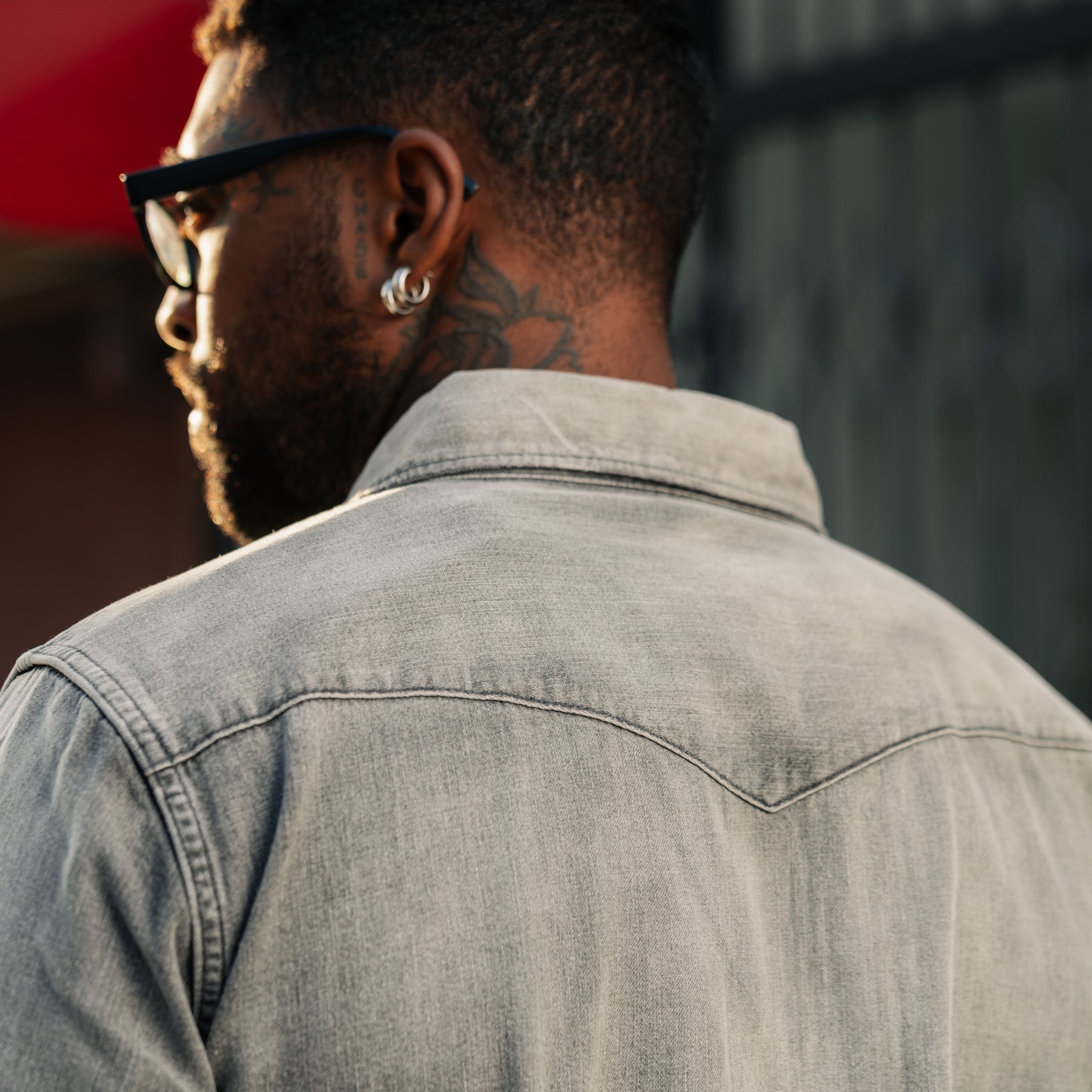 Full Count 4894HW Denim Western Shirt Hand Wash "Looks That Kill" Black