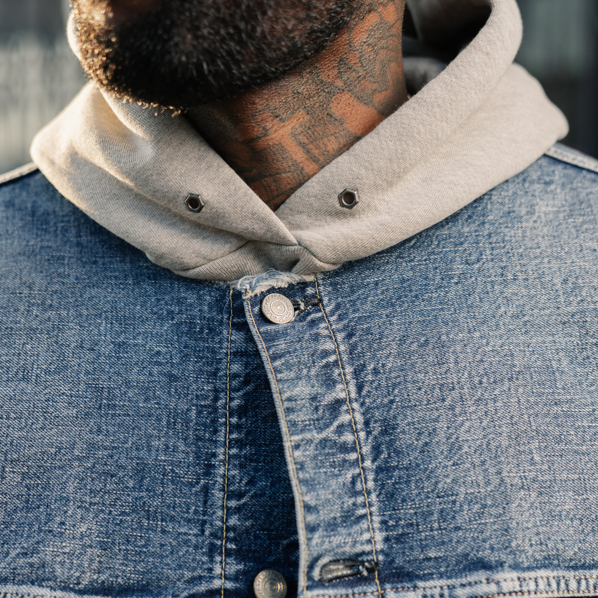 Full Count 2103HW Type 2 Oversized Denim Jacket Dartford Indigo