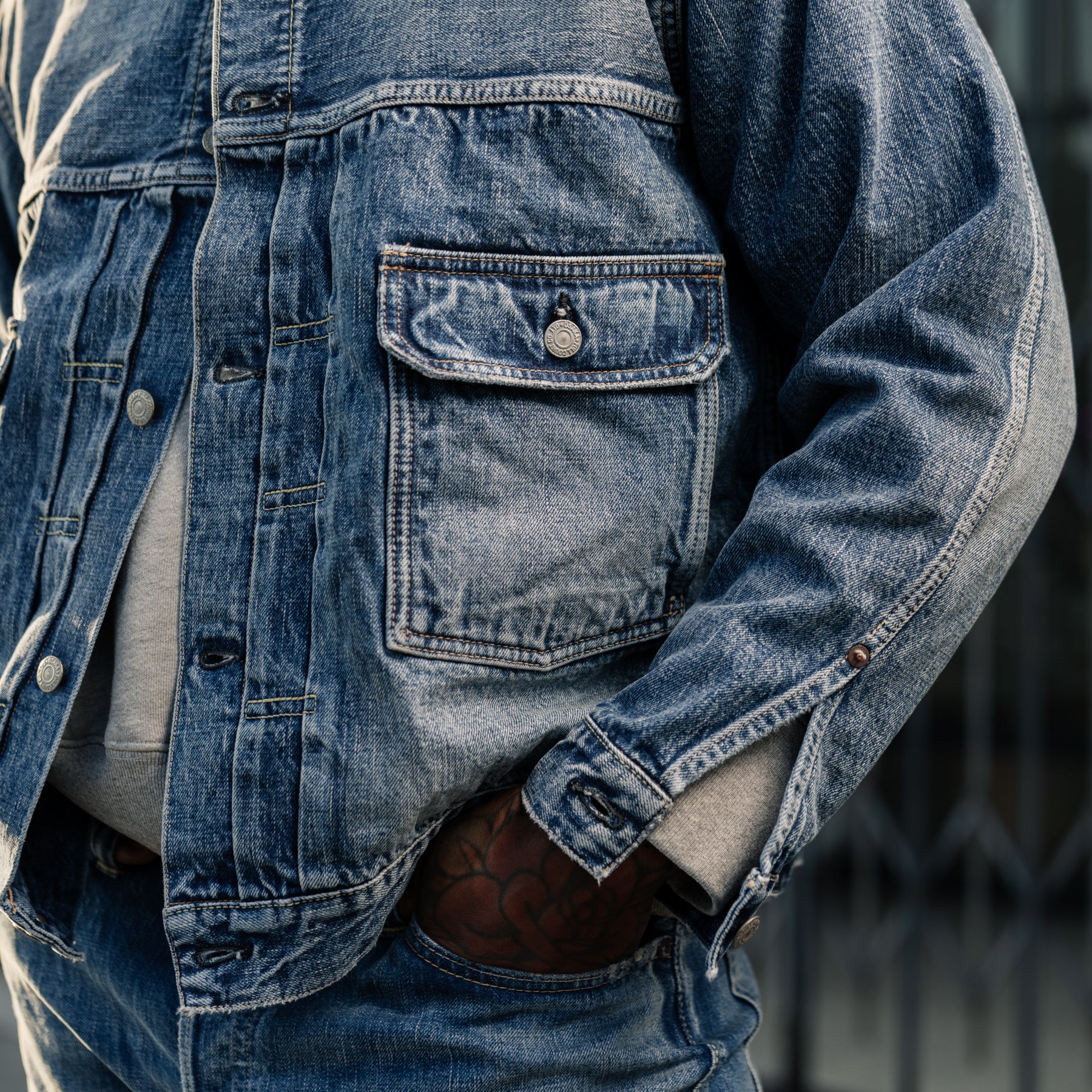 Full Count 2103HW Type 2 Oversized Denim Jacket Dartford Indigo FINAL SALE