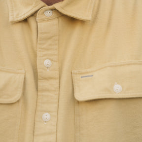 RRL Brushed Chamois Work Shirt Vintage Yellow