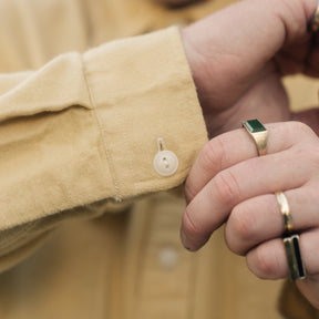 RRL Brushed Chamois Work Shirt Vintage Yellow