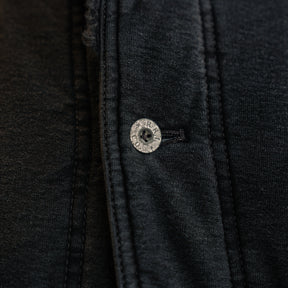 RRL Fleece-Collar Quilted Jersey Jacket Faded Black