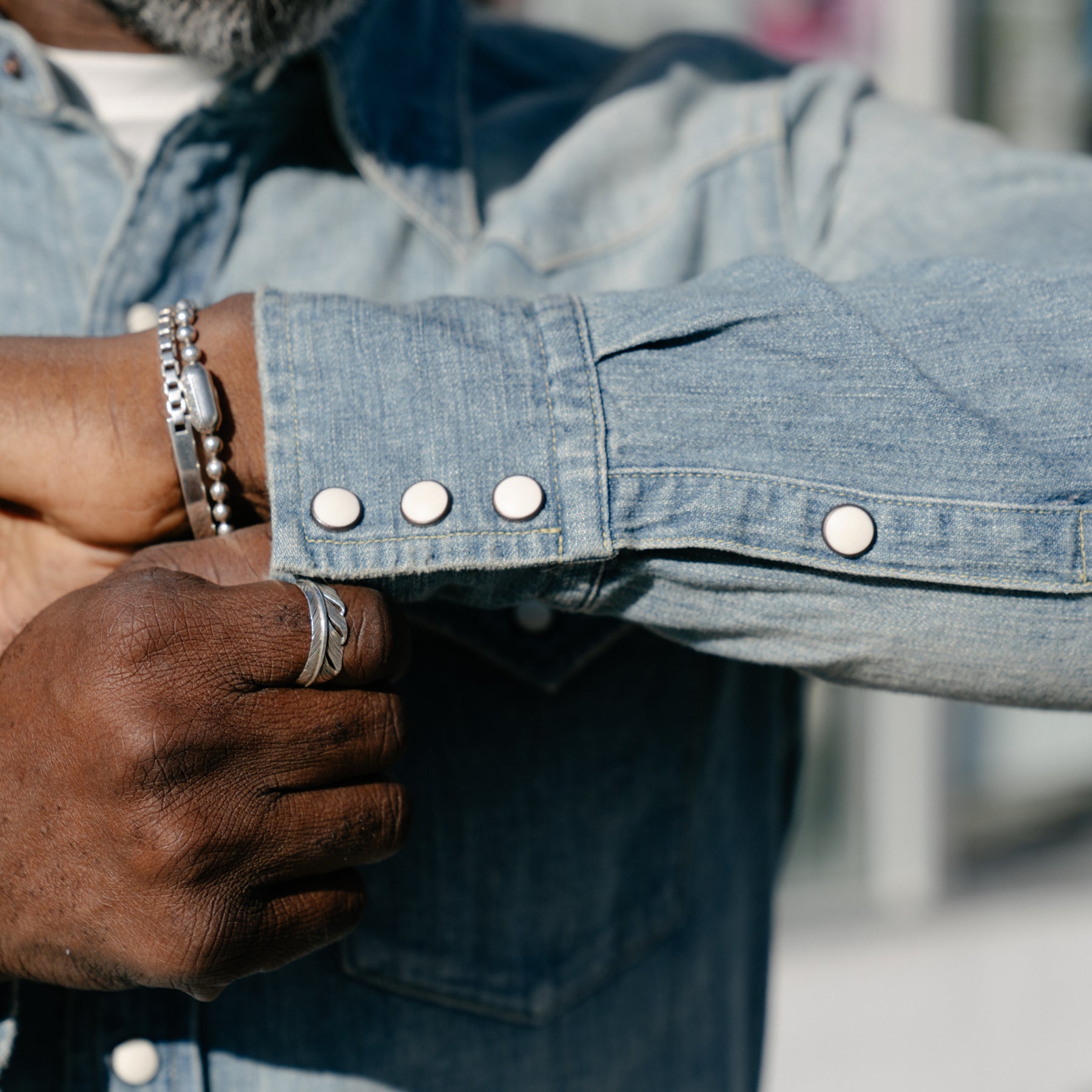 Full Count 4894 Denim Western Shirt Hand Wash