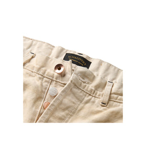 Schaeffer's Garment Hotel 14oz Dirty White Destroyed Carpenter Pant