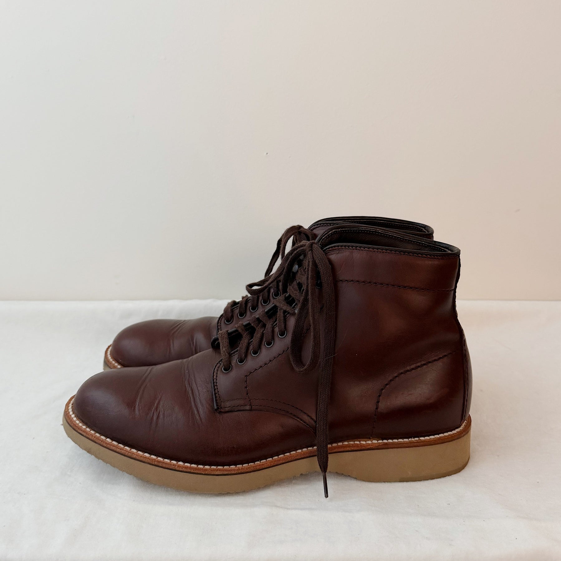 Alden x Snake Oil Provisions Pike Boot Brown Chromexcel PRE-OWNED/ FINAL SALE
