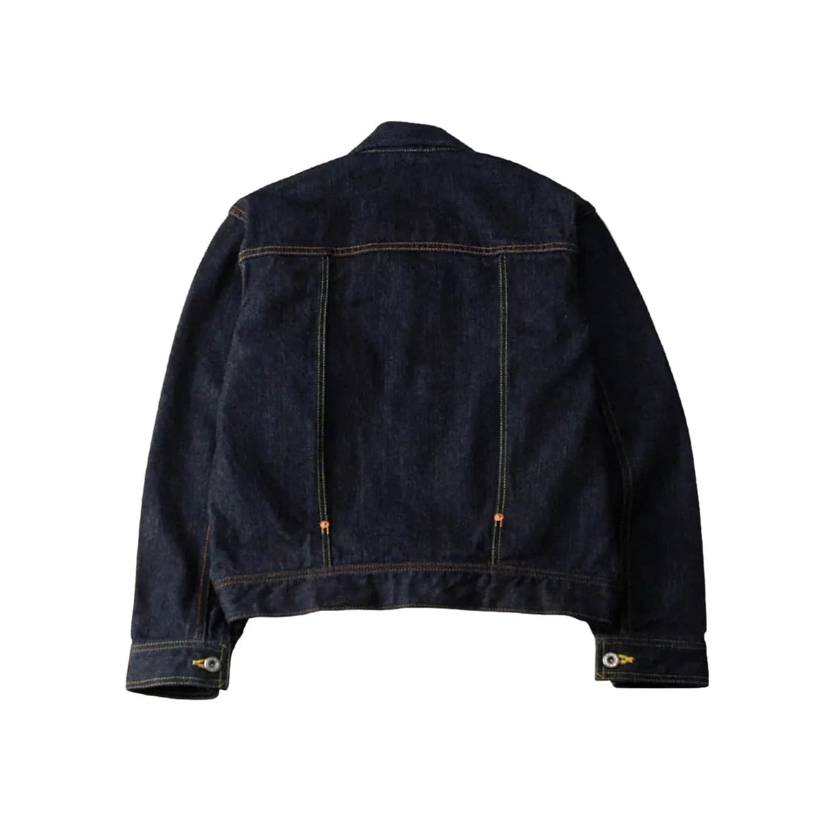 The Flat Head FN-OJ-D101C Left Hand Zimbabwe Cotton Denim Jacket Real Aging