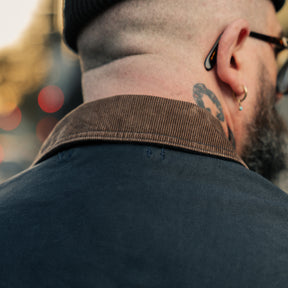 Iron Heart x Snake Oil Provisions IHM-48-NAV Whipcord Lightweight N1 Deck Jacket Navy