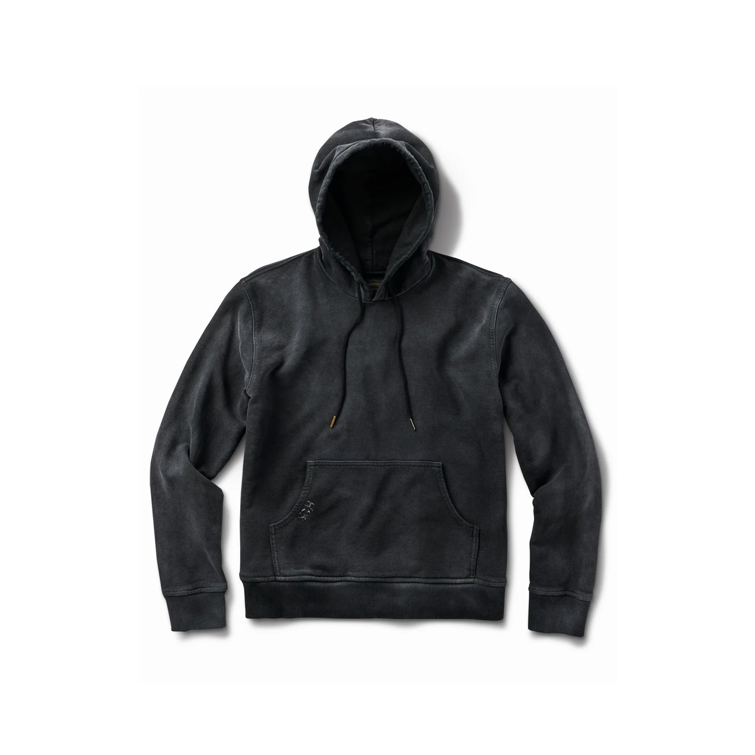 Schaeffer's Garment Hotel 20oz French Terry Worn & Bleached Black Hoodie