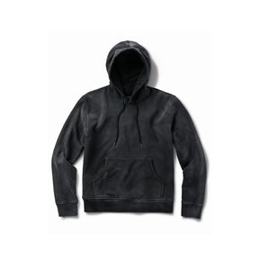 Schaeffer's Garment Hotel 20oz French Terry Worn & Bleached Black Hoodie