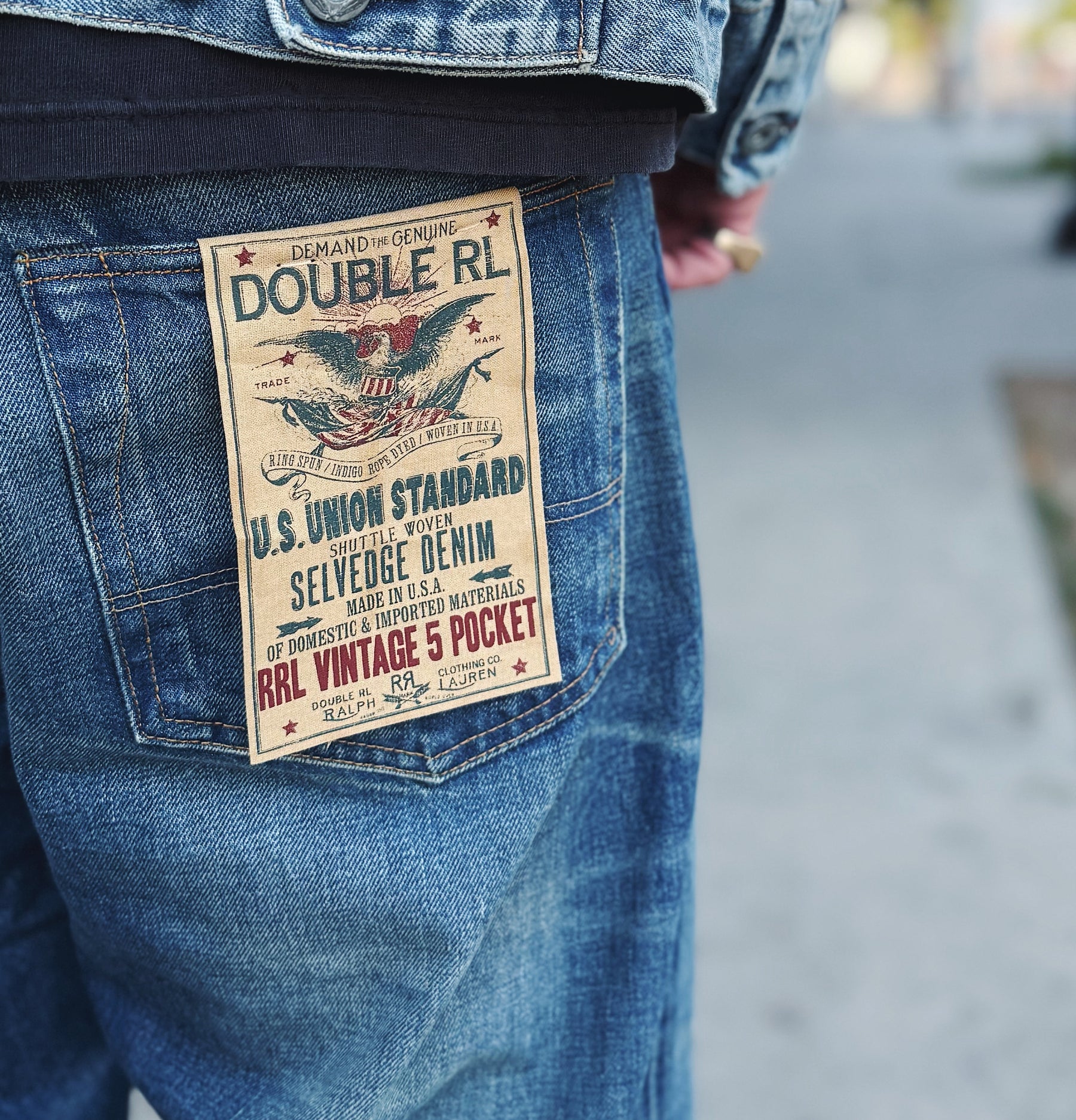 RRL Vintage 5-Pocket East West Selvedge Jean