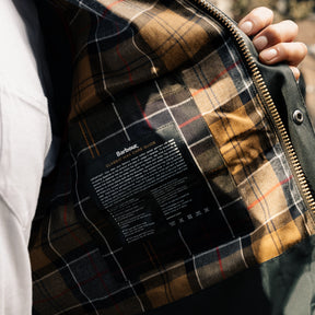 Barbour Patchwork Bedale Wax Jacket Sage