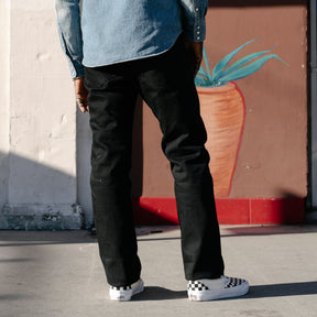 Schaeffer's Garment Hotel "The New Paloma" 18oz 103 Tall Straight Jean Black