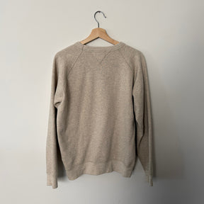 RRL Logo Fleece Sweatshirt Oatmeal Heather PRE-OWNED/ FINAL SALE