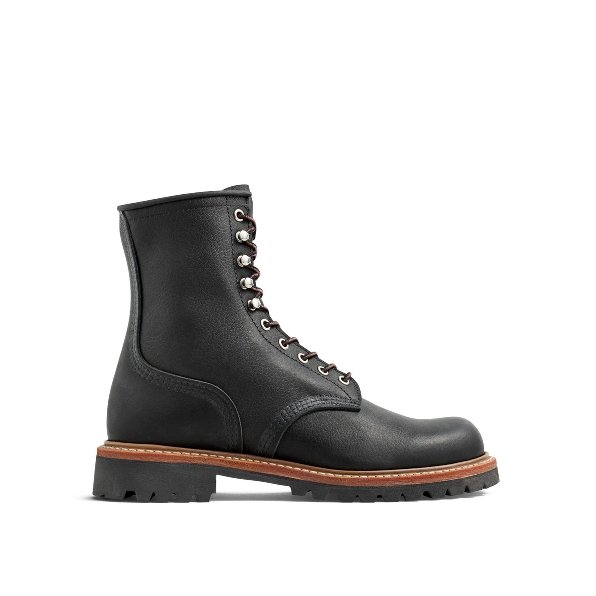 Red Wing Heritage 4501 120th Anniversary Logger Boot Black Oil Slick