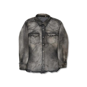 Full Count 4894HW Denim Western Shirt Hand Wash "Looks That Kill" Black