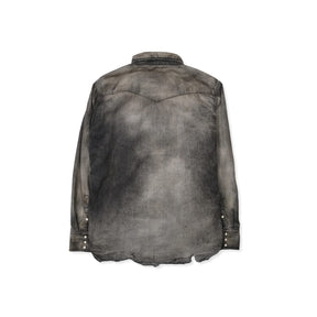 Full Count 4894HW Denim Western Shirt Hand Wash "Looks That Kill" Black