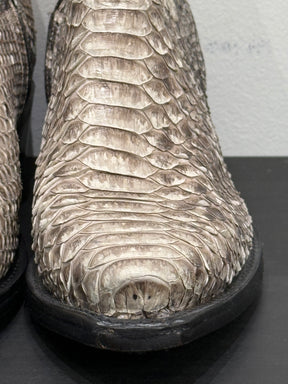 Planet Cowboy Zip Ups Snakeskin Western Boot FINAL SALE