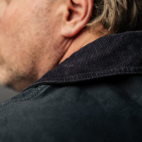 Iron Heart IHM-48-BLK 12oz Whipcord Lightweight N1 Deck Jacket Black