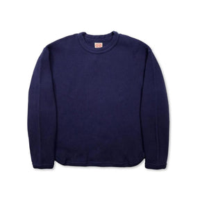 Full Count Heavyweight Waffle Long Sleeve T-Shirt Eggplant