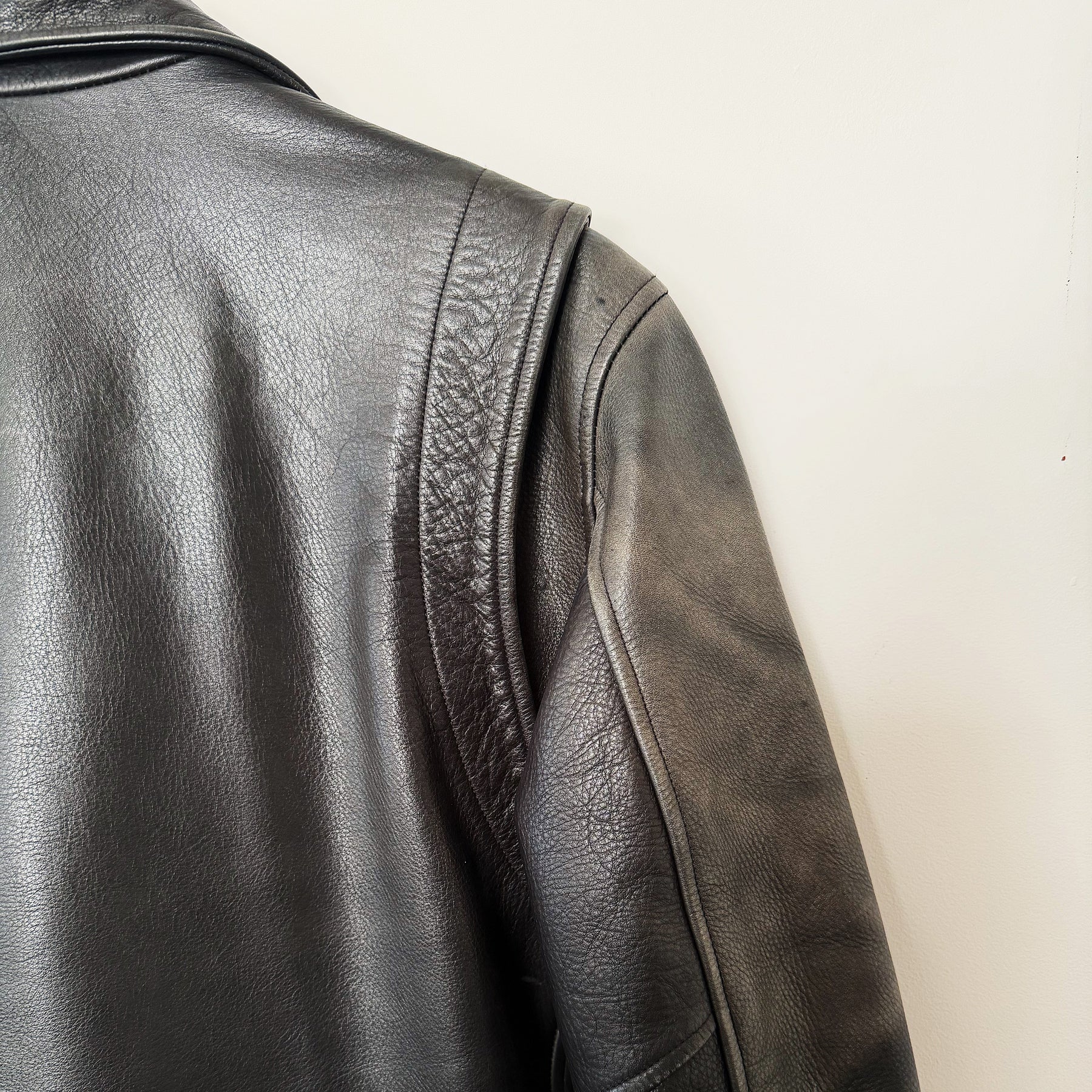 Lær Brand Classic Moto Jacket Black w/ Gold Hardware PRE-OWNED/ FINAL SALE