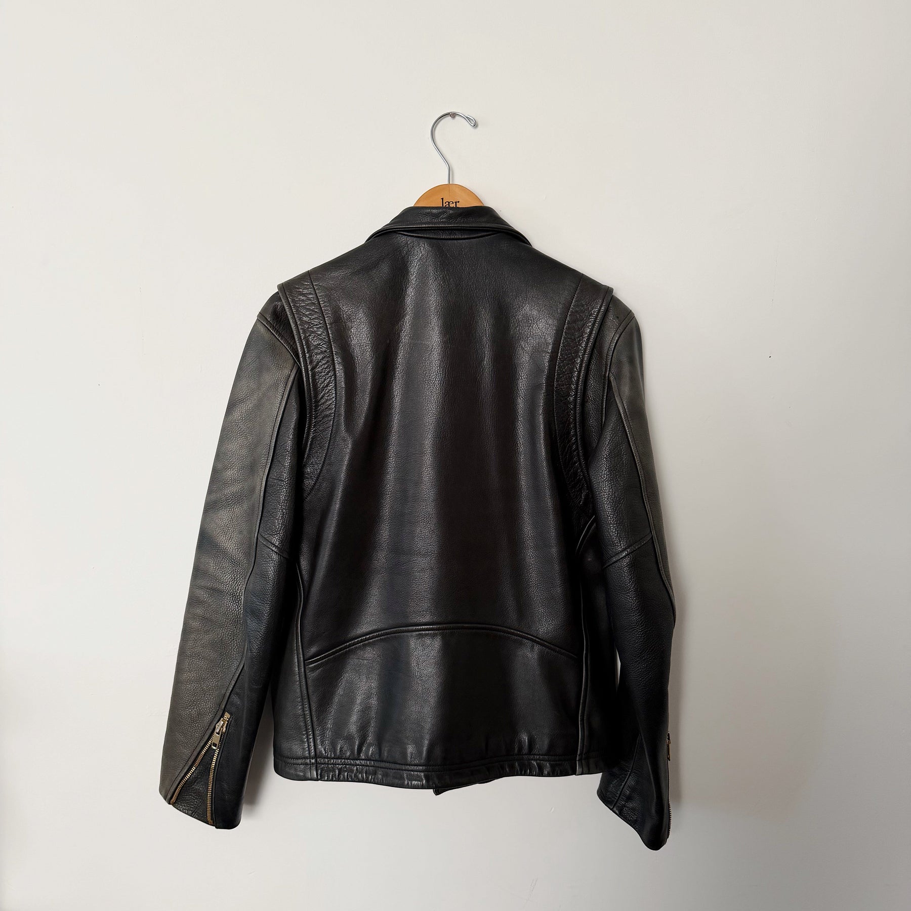 Lær Brand Classic Moto Jacket Black w/ Gold Hardware PRE-OWNED/ FINAL SALE
