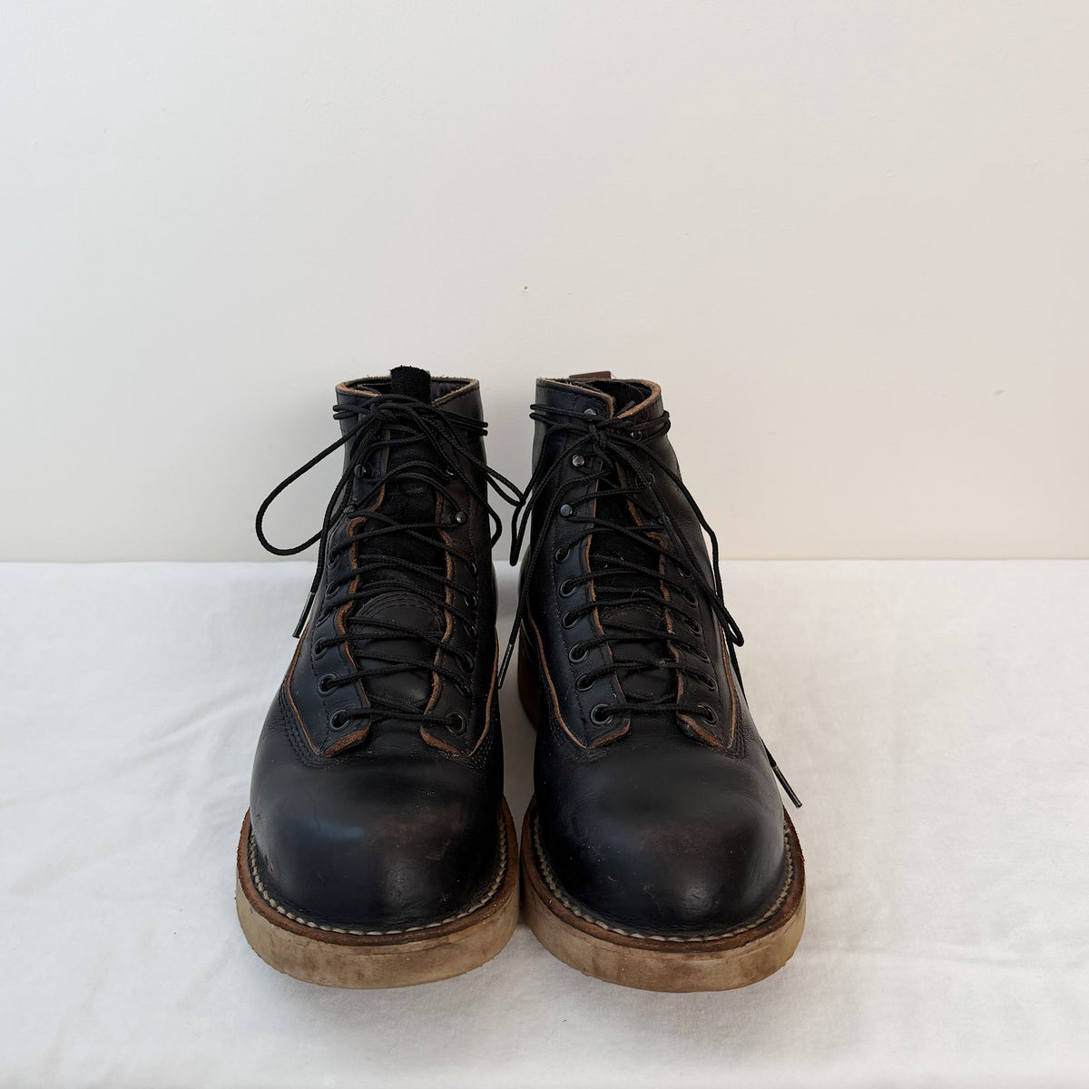 White's Boots x Snake Oil Provisions Big Shooter Black Chromexcel PRE-OWNED/ FINAL SALE