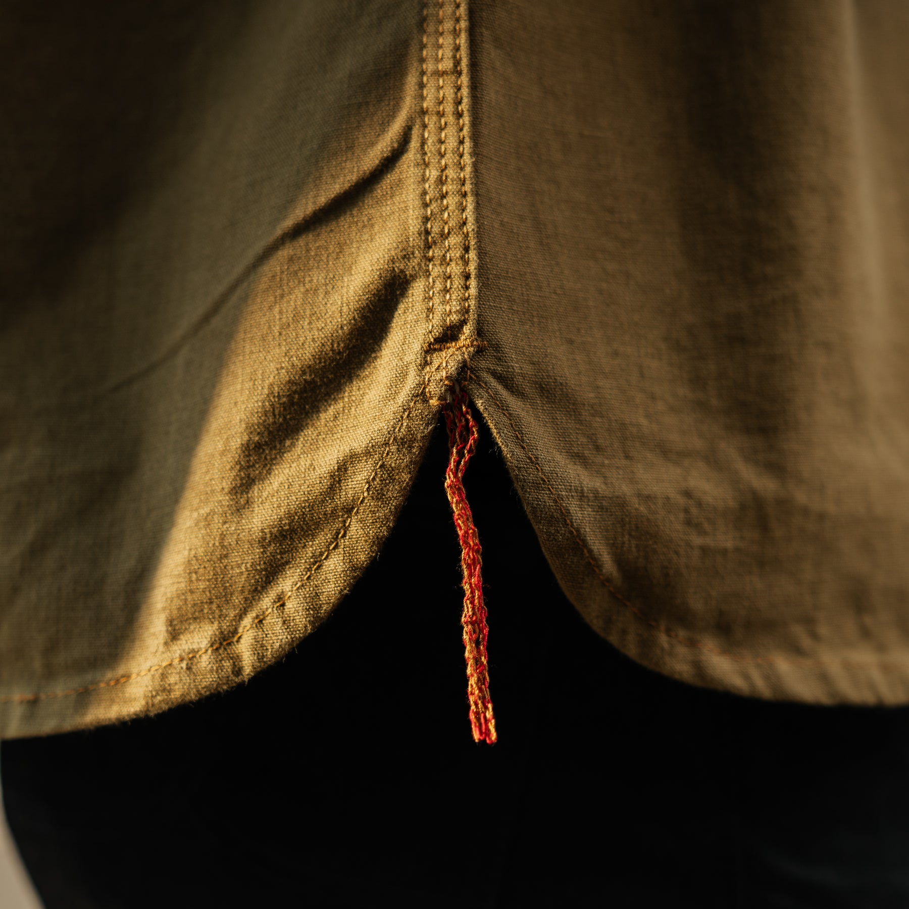 Rogue Territory Dyed Canvas Work Shirt Golden Brown