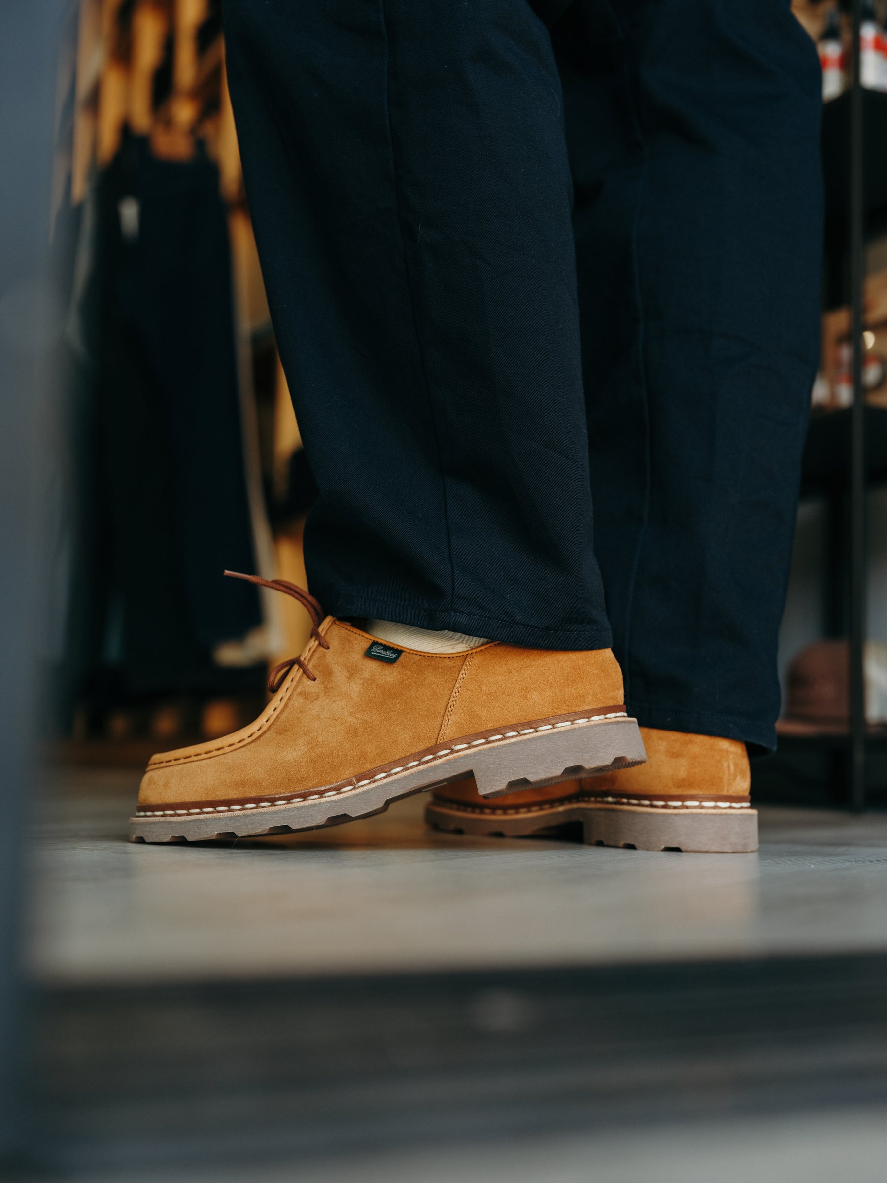 Paraboot Michael Velours Whiskey