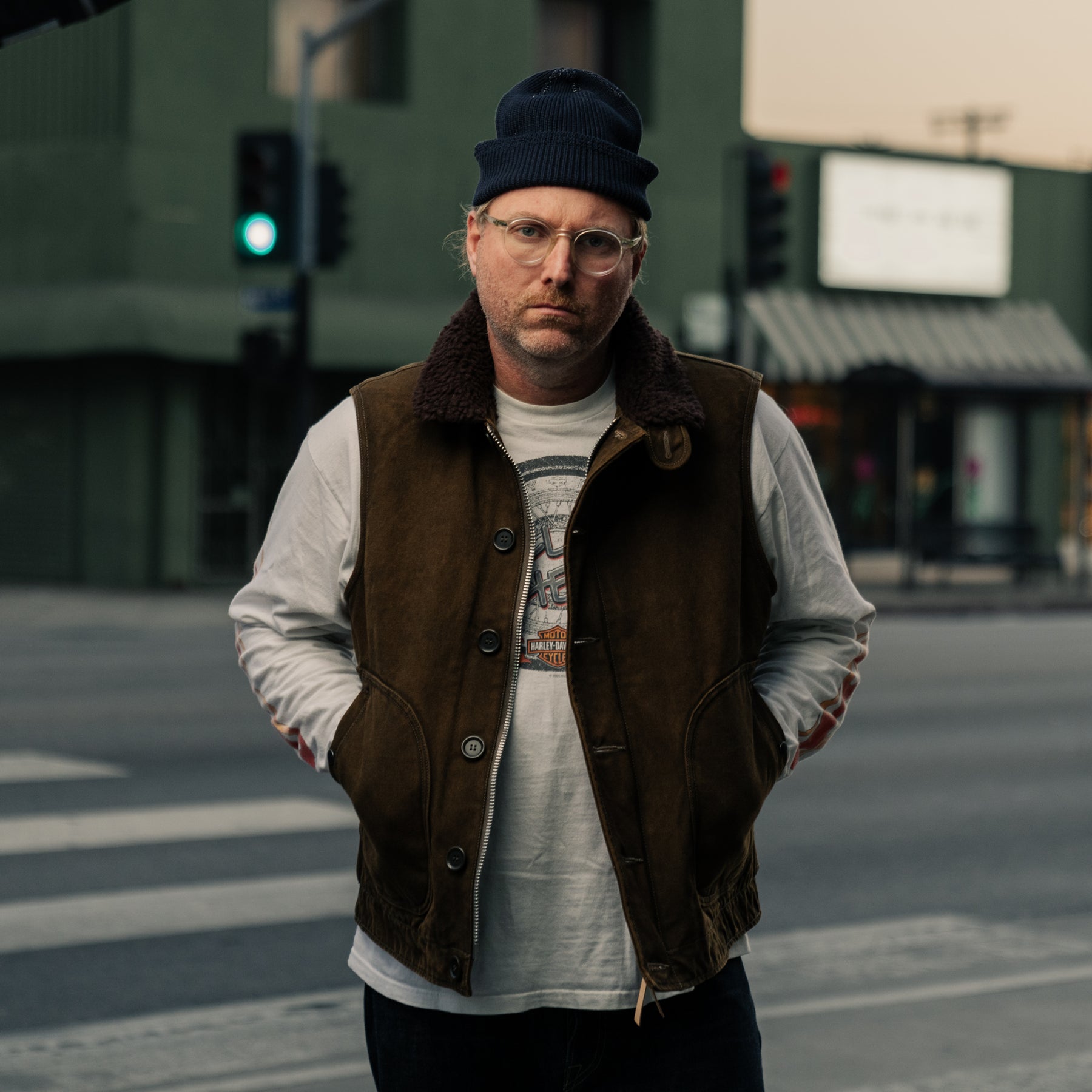 Iron Heart IHV-51-BRN 12oz Duck N1 Deck Vest Brown