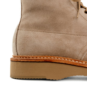 Alden x Snake Oil Provisions Lestat Plain Toe Boot Milkshake Suede