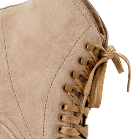 Alden x Snake Oil Provisions Lestat Plain Toe Boot Milkshake Suede