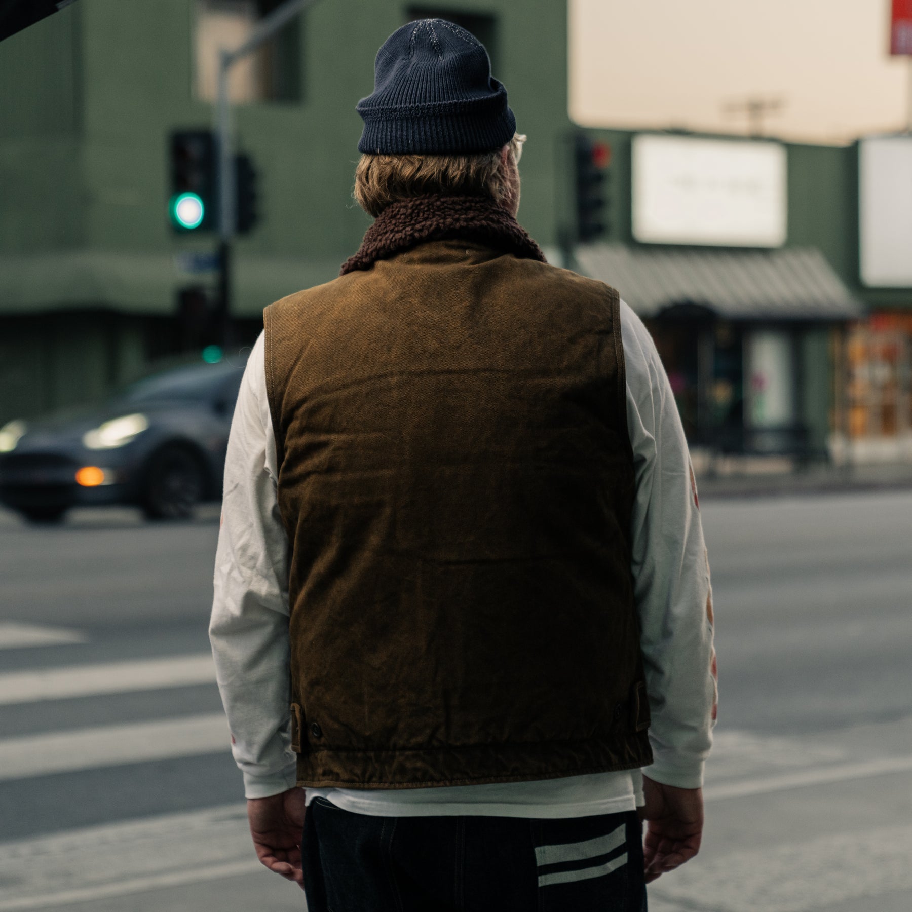 Iron Heart IHV-51-BRN 12oz Duck N1 Deck Vest Brown