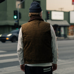 Iron Heart IHV-51-BRN 12oz Duck N1 Deck Vest Brown