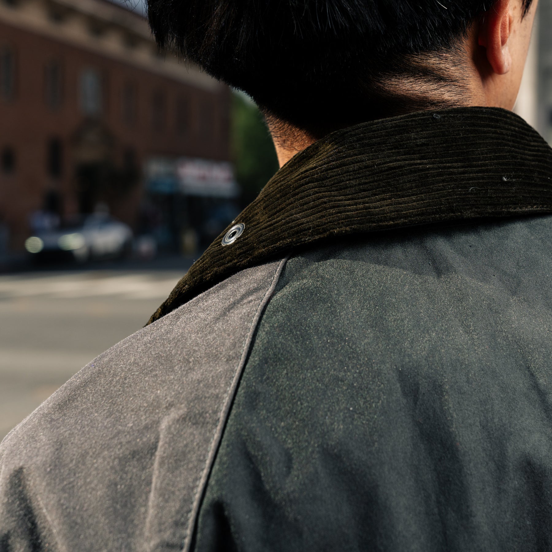 Barbour Patchwork Bedale Wax Jacket Sage